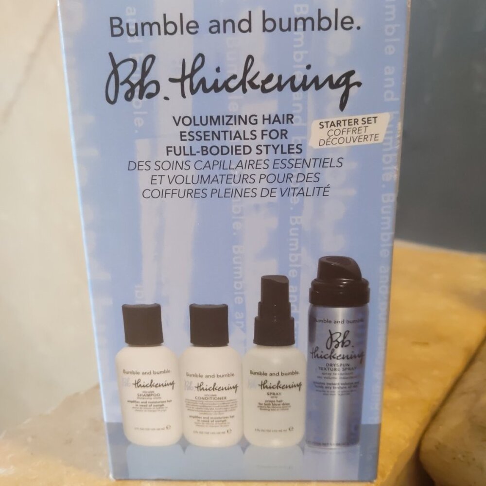 bumble and bumble volumizing hair essentials full bodied styles starter set of 4